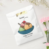 アイスクリーム漫画イラストレーション フェイバーバッグ (封をした状態)