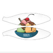 アイスクリーム漫画イラストレーション ミニバスケットボール (パネル)