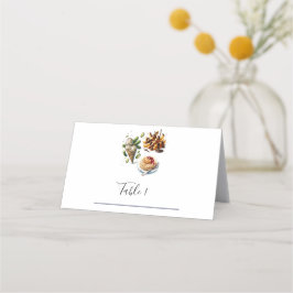 アイスクリーム漬け風変わり物ベビーシャワー プレイスカード