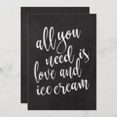 アイスクリーム生成手頃シャルボード標識 (正面/裏面)