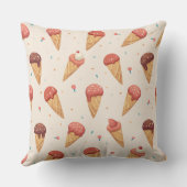 アイスクリーム用の枕 クッション (裏面)