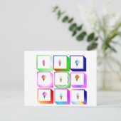 アイスクリーム箱 ポストカード (スタンド正面)