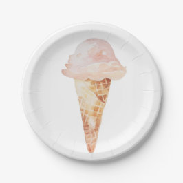 アイスクリーム紙プレート、7"紙ボウル ペーパープレート