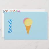 アイスクリーム紙 (正面/裏面)