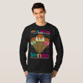 アイスクリーム菓子を振りかける方が人生は好い Tシャツ (正面フル)