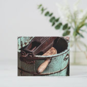 アイスクリーム製造ポストカード ポストカード (スタンド正面)