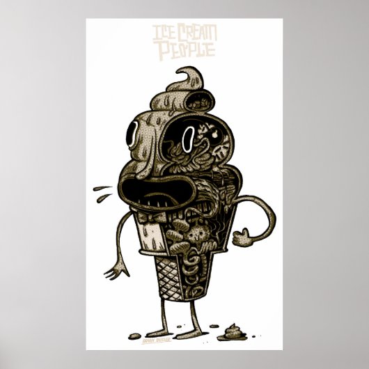 アイスクリーム解剖学 ポスター (正面)