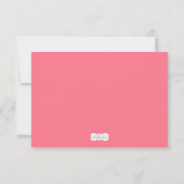 アイスクリーム誕生パーティーありがとう サンキューカード (裏面)