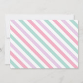 アイスクリーム誕生会アイスクリームトラック誕生日  招待状 (裏面)