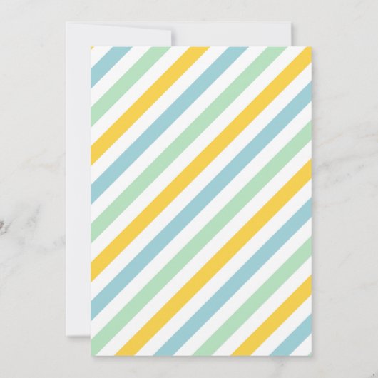 アイスクリーム誕生会アイスクリームトラック誕生日  招待状 (裏面)