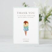 アイスクリーム誕生日サンキューカード サンキューカード (スタンド正面)