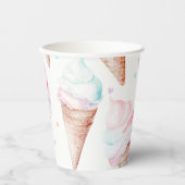 アイスクリーム誕生日パーティー 紙コップ (正面)