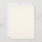 アイスクリーム誕生日招待状 招待状 (裏面)