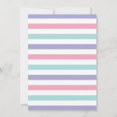 アイスクリーム誕生日招待状 招待状 (裏面)