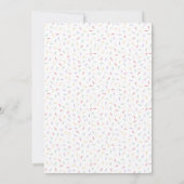 アイスクリーム誕生日招待状 招待状 (裏面)