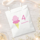 アイスクリーム誕生日 フェイバーバッグ (クリップ留めされた状態)