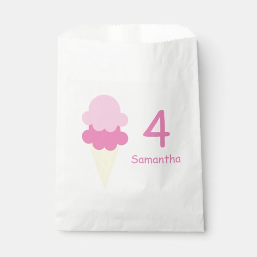 アイスクリーム誕生日 フェイバーバッグ (正面)