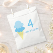 アイスクリーム誕生日 フェイバーバッグ (クリップ留めされた状態)