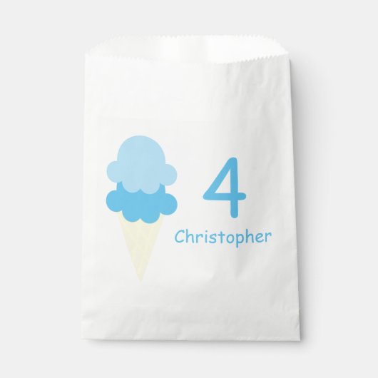 アイスクリーム誕生日 フェイバーバッグ (正面)
