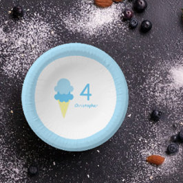 アイスクリーム誕生日 ペーパーボウル