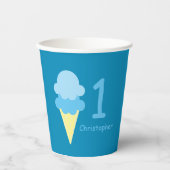 アイスクリーム誕生日 紙コップ (正面)