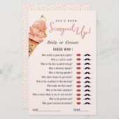 アイスクリーム誰がシャワーゲームを推測すくい上げた (正面/裏面)