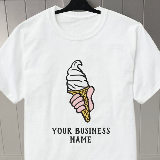 アイスクリーム販売員のアイスクリームTシャツ Tシャツ