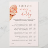 アイスクリーム赤ちゃんシャワー誰がゲーム (正面)