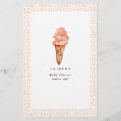 アイスクリーム赤ちゃんシャワー誰がゲーム (裏面)