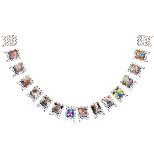 アイスクリーム1歳の誕生日ベビー初年度 バンティングフラッグ (全)