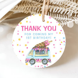 アイスクリーム1st誕生日パーティー フェイバータグ