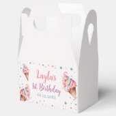 アイスクリーム1st誕生日パーティー フェイバーボックス (オープン)