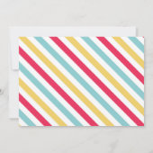 アイスクリーム2つ甘い2歳の誕生日アイスクリームトラック 招待状 (裏面)