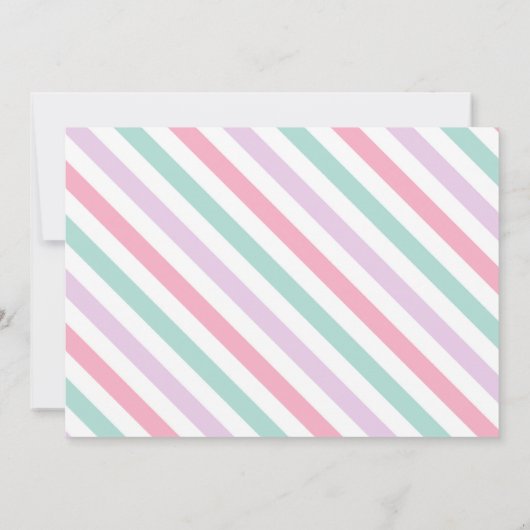 アイスクリーム2つ甘い2歳の誕生日アイスクリームトラックI 招待状 (裏面)