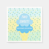 アイスクリーム2回目の誕生日 スタンダードカクテルナプキン (正面)