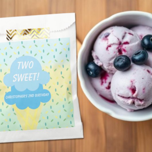 アイスクリーム2回目の誕生日 フェイバーバッグ