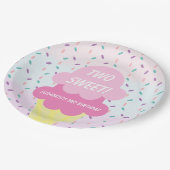 アイスクリーム2回目の誕生日 ペーパープレート (アングル)