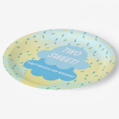 アイスクリーム2回目の誕生日 ペーパープレート (アングル)