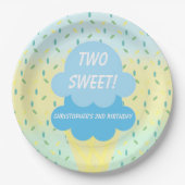 アイスクリーム2回目の誕生日 ペーパープレート (正面)