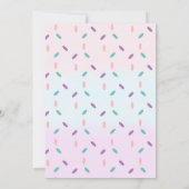 アイスクリーム2回目の誕生日 招待状 (裏面)