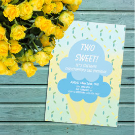 アイスクリーム2回目の誕生日 招待状