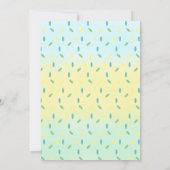 アイスクリーム2回目の誕生日 招待状 (裏面)