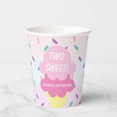 アイスクリーム2回目の誕生日 紙コップ (正面)
