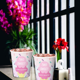 アイスクリーム2回目の誕生日 紙コップ