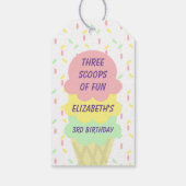 アイスクリーム3回目の誕生日 ギフトタグ (裏面)