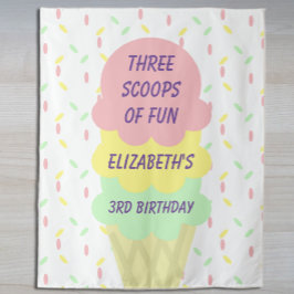 アイスクリーム3回目の誕生日 タペストリー