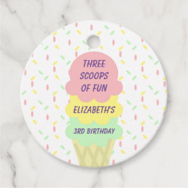 アイスクリーム3回目の誕生日 フェイバータグ