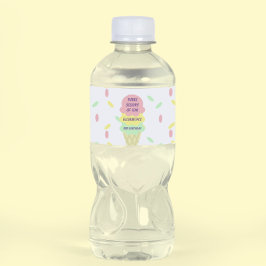 アイスクリーム3回目の誕生日 ペットボトルラベル