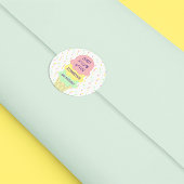 アイスクリーム3回目の誕生日 ラウンドシール