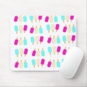 アイスクリーム3色 マウスパッド (マウス)